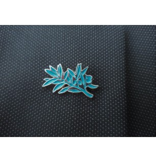 Épinglette rameau turquoise