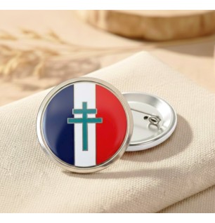 Badge croix de lorraine