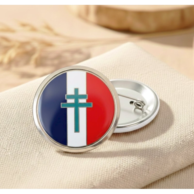 Badge croix de lorraine