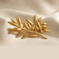Broche dorée