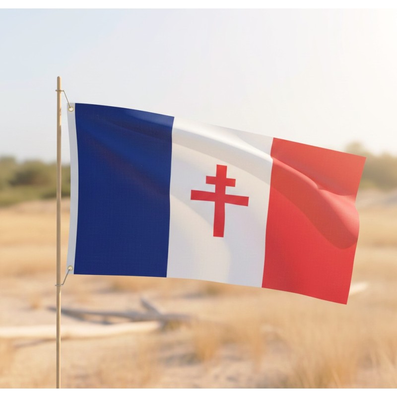 Drapeau croix de lorraine