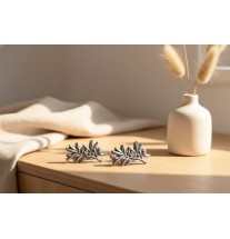 Boutons manchette rameau