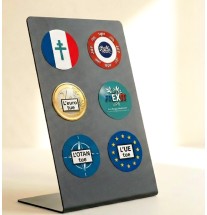 LOT DE 6 MAGNETS 65MM