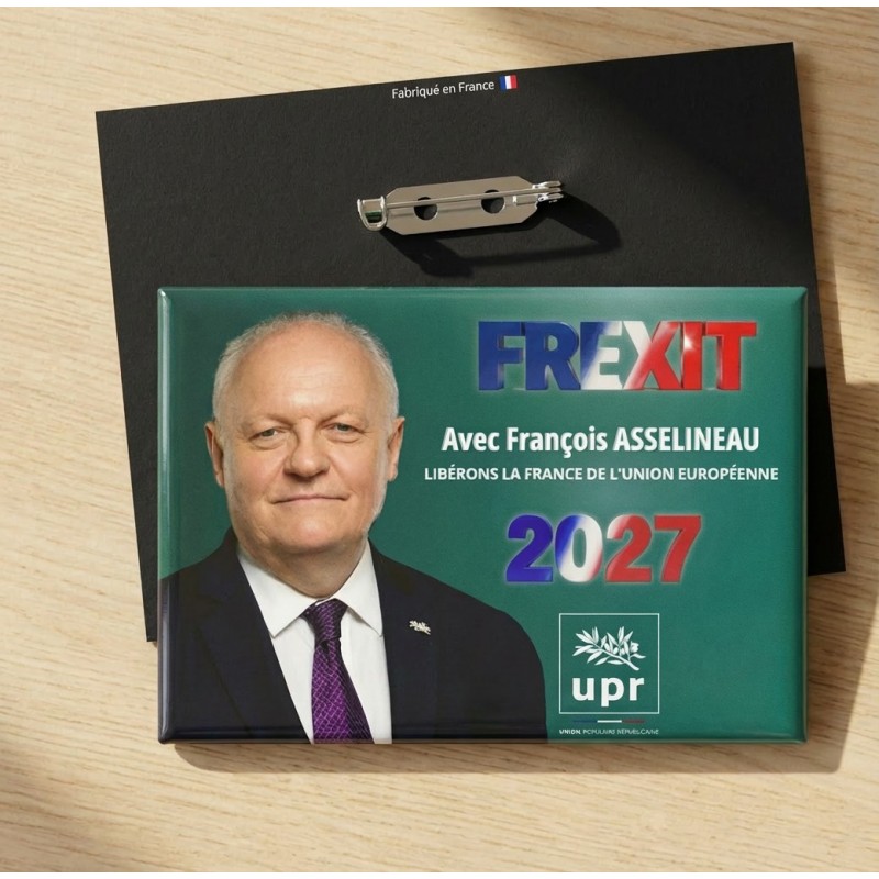 Badge de campagne 2027 (9 X 7,5 cm) Badge de campagne 2027 (9 X 7,5 cm)