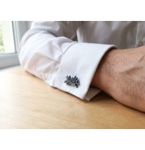 Boutons manchette rameau