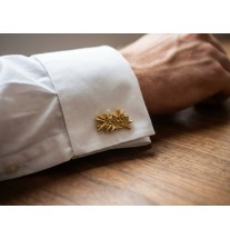 Boutons manchette rameau