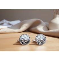 Boutons de manchette 1 franc