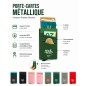 Porte-cartes métallique