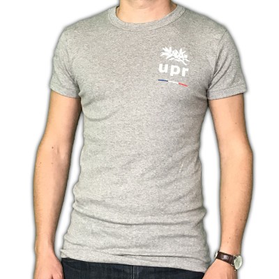 Tee-shirt gris UPR - Origine France