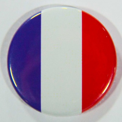 Badge drapeau français 38mm