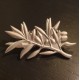 Broche rameau d'olivier