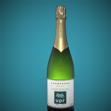 Champagne brut tradition, cuvée spéciale UPR