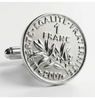 Boutons de manchette 1 franc